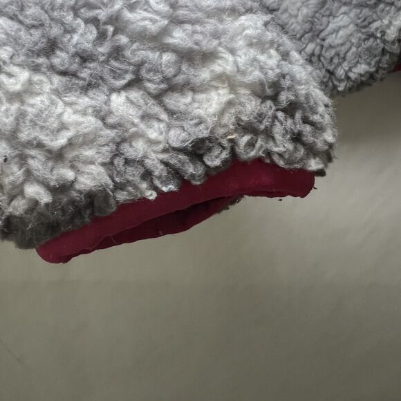 Eddie Bauer Full Zip Sherpa Fleece Hoodie Jacket Youth Girls Size Large 14/16 - Picture 5 of 12